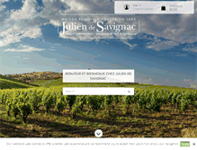 Tablet Screenshot of julien-de-savignac.com